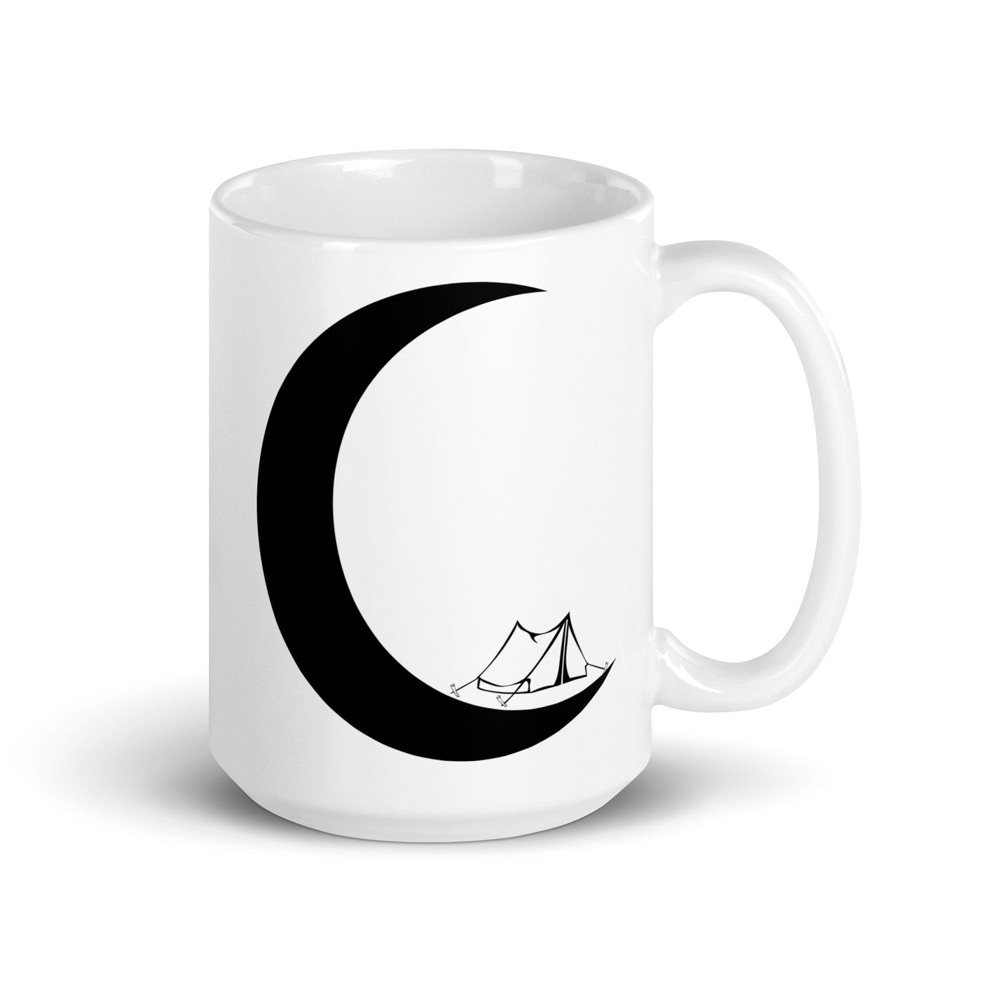 Crescent Moon - Camping Tent - Tasse camping 15oz