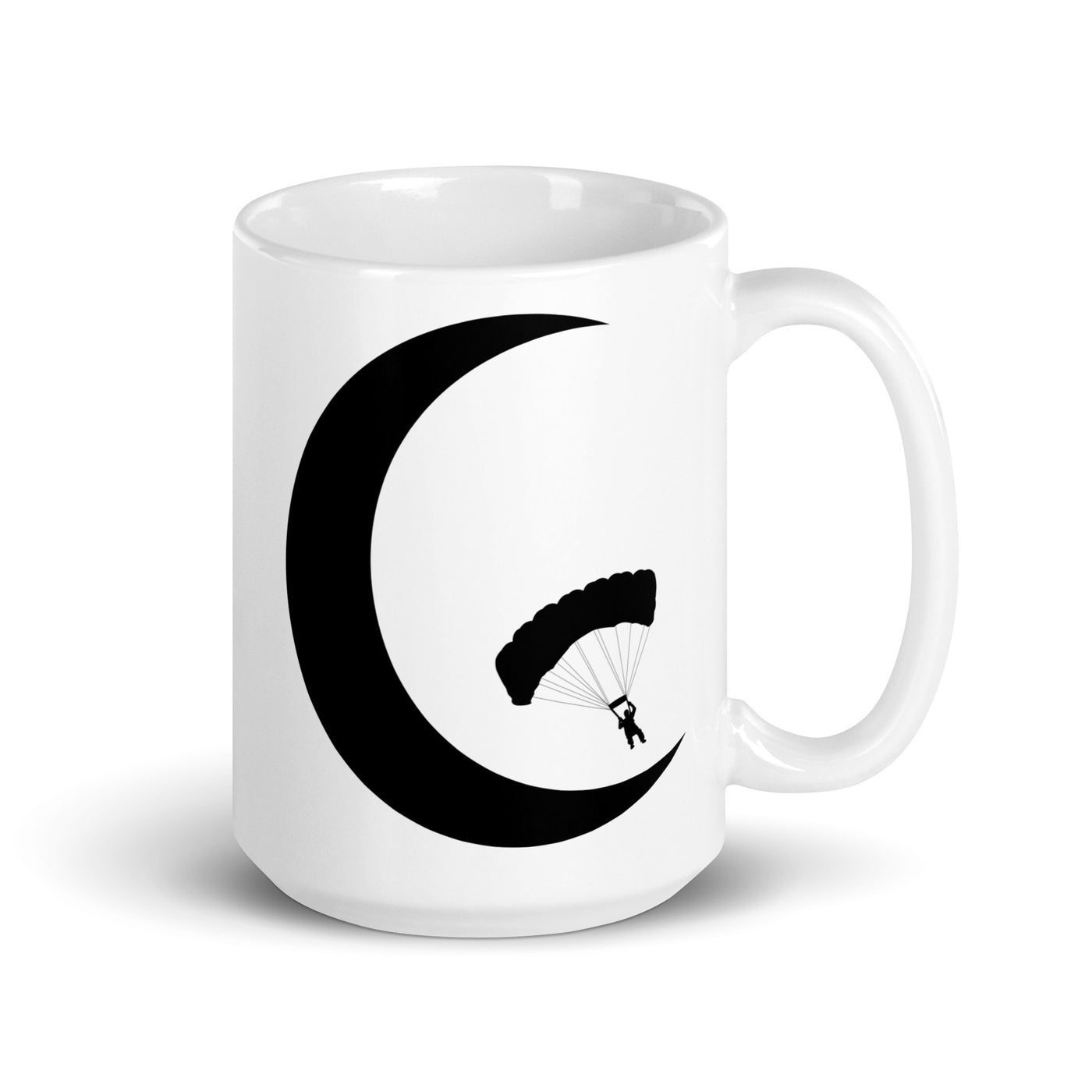 Crescent Moon - Paragliding - Tasse berge 15oz