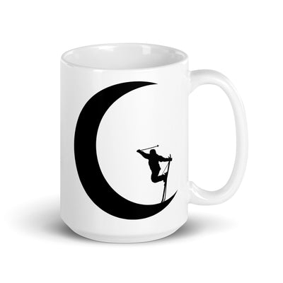 Crescent Moon - Skiing - Tasse ski 15oz