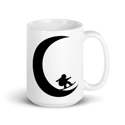 Crescent Moon - Snowboarding - Tasse snowboarden 15oz