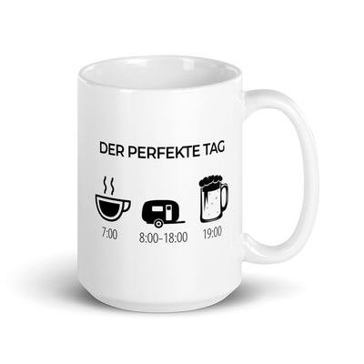 Der Perfekte Camping Tag - Tasse camping 15oz