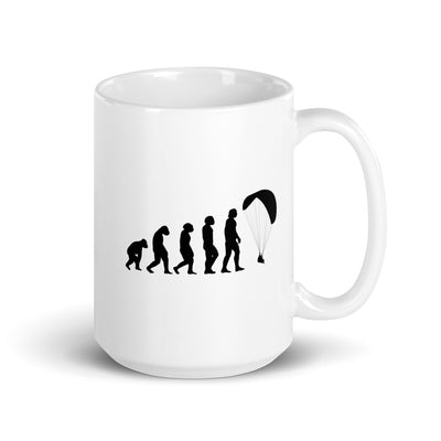 Evolution And Paragliding - Tasse berge 15oz