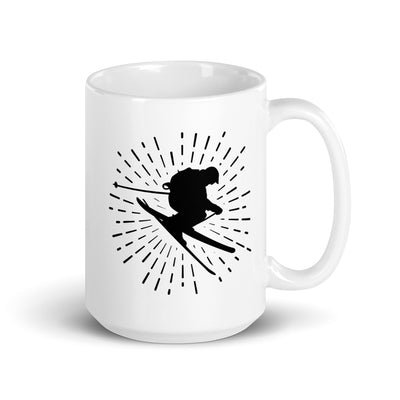 Firework And Skiing - Tasse ski 15oz