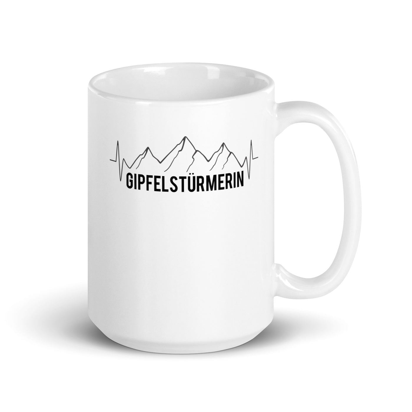 Gipfelstürmerin - Tasse berge klettern 15oz