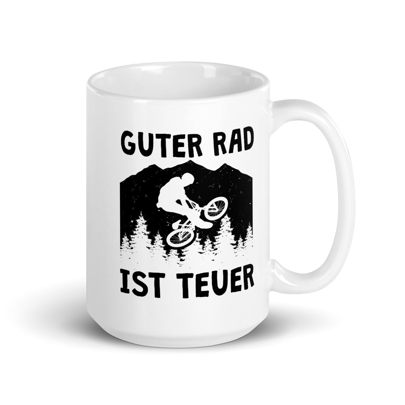 Guter Rad Ist Teuer. - Tasse fahrrad mountainbike 15oz