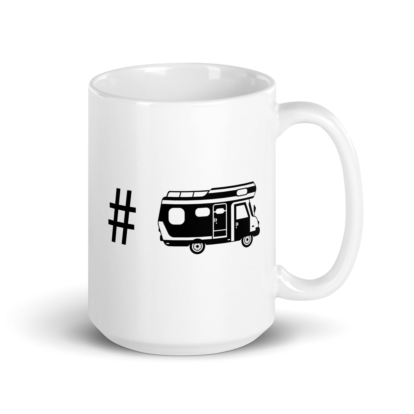 Hashtag - Camping Van - Tasse camping 15oz