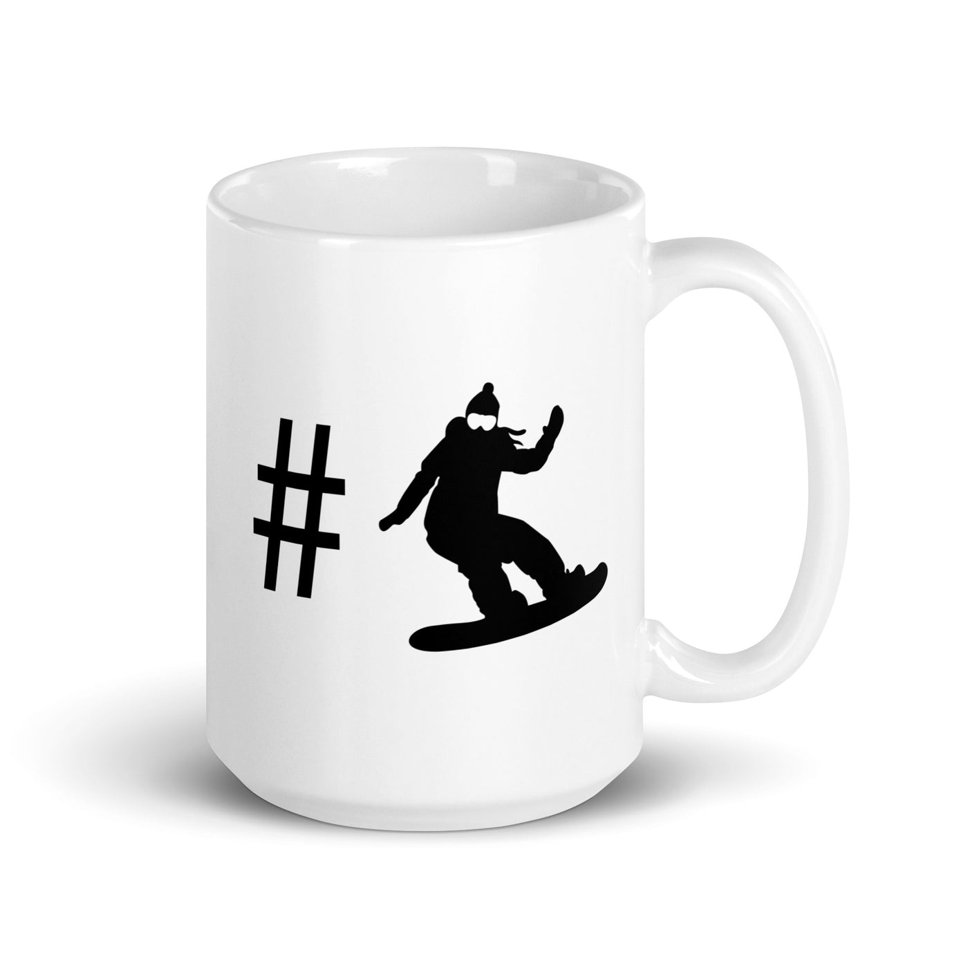 Hashtag - Female Snowboarding - Tasse snowboarden 15oz