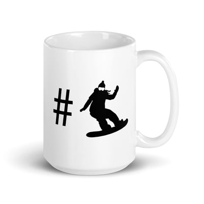 Hashtag - Female Snowboarding - Tasse snowboarden 15oz