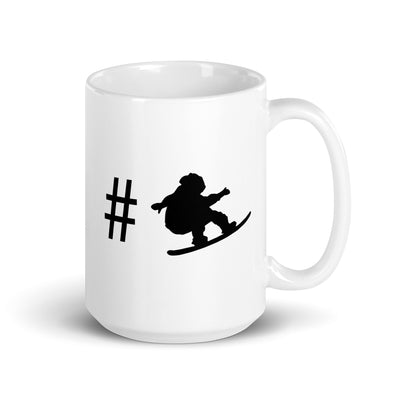 Hashtag - Snowboarding - Tasse snowboarden 15oz