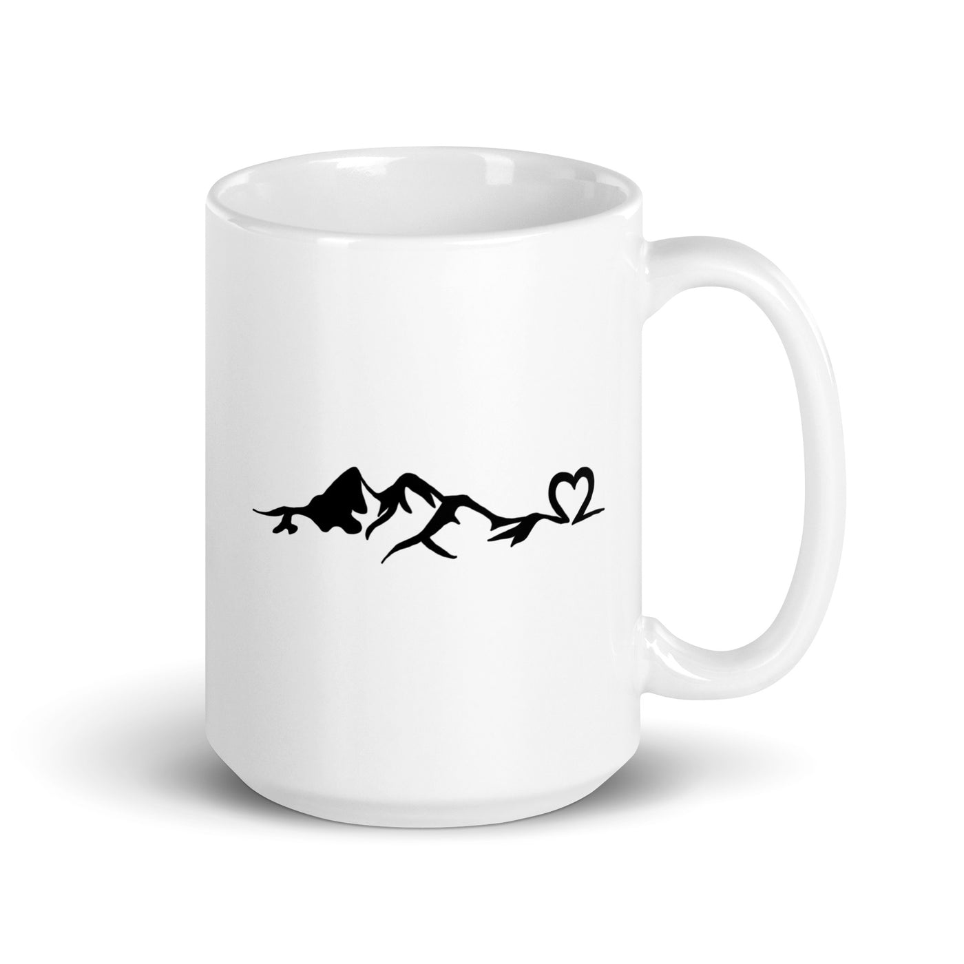 Heart - Mountain - Tasse berge 15oz