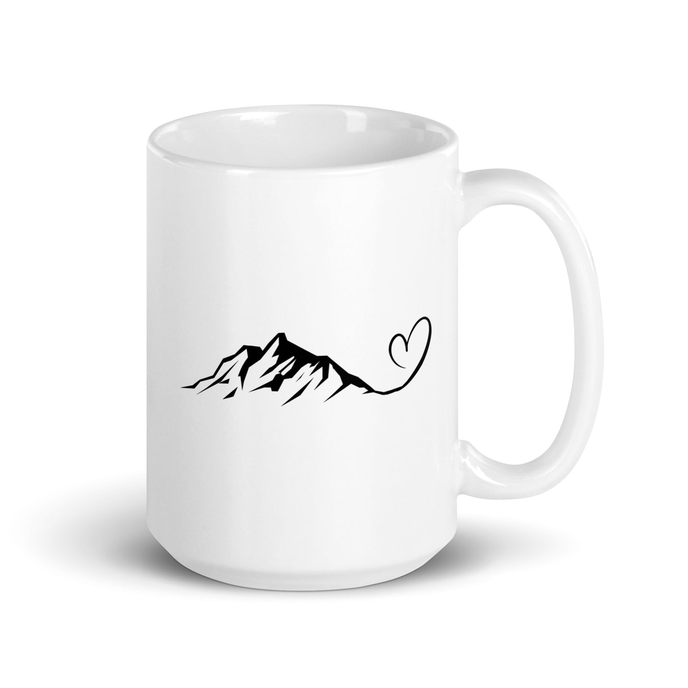 Heart - Mountain (13) - Tasse berge 15oz