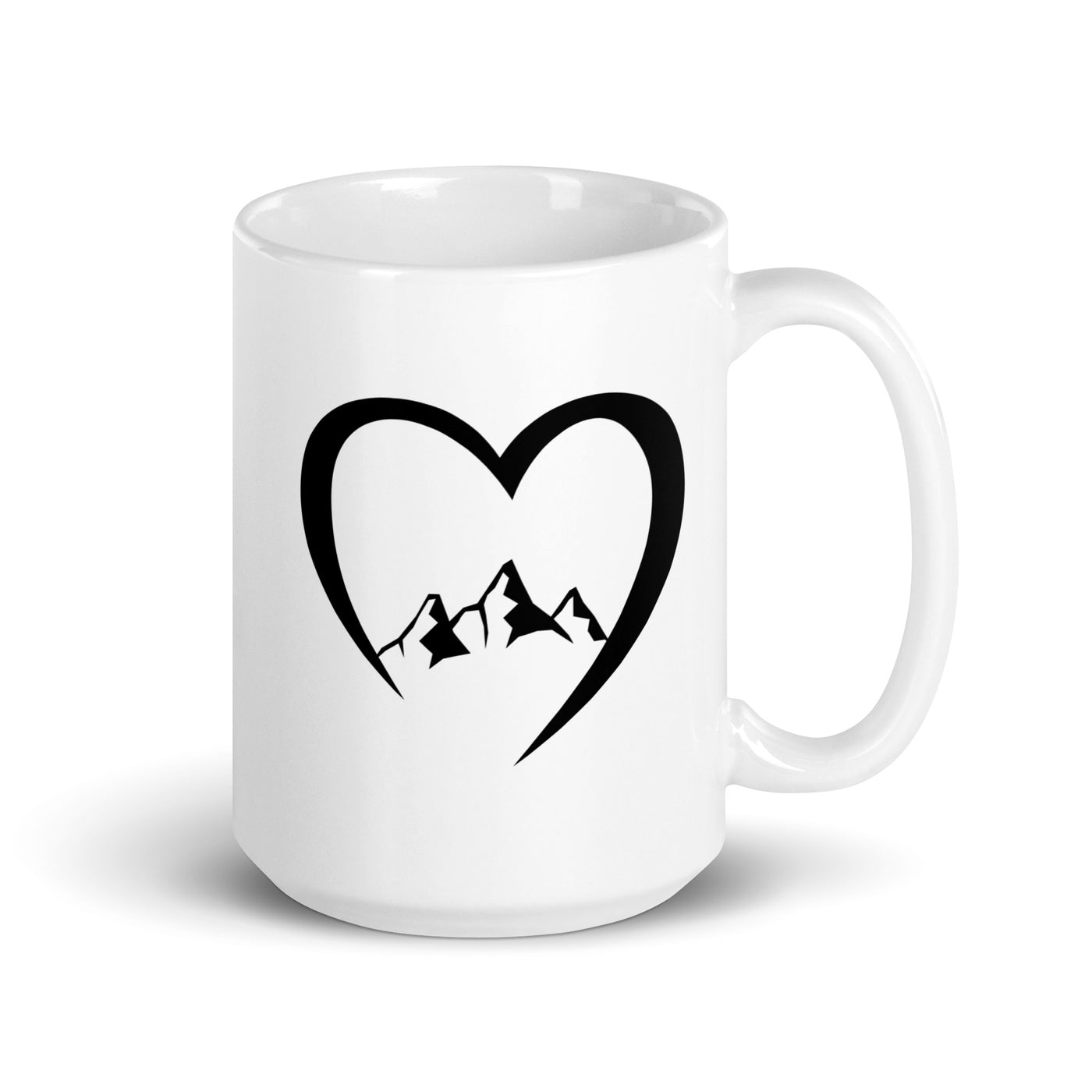 Heart - Mountain (25) - Tasse berge 15oz