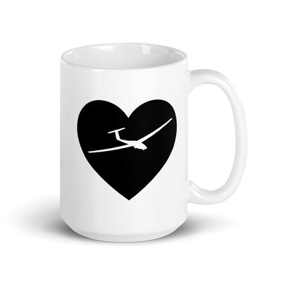 Heart 1 And Sailplane - Tasse berge 15oz