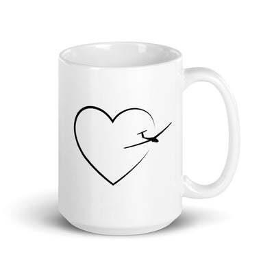 Heart 2 And Sailplane - Tasse berge 15oz