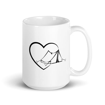 Heart 3 And Camping - Tasse camping 15oz