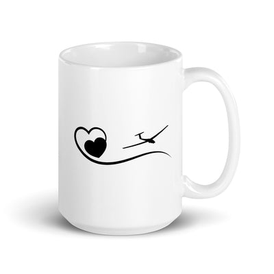 Heart And Sailplane - Tasse berge 15oz