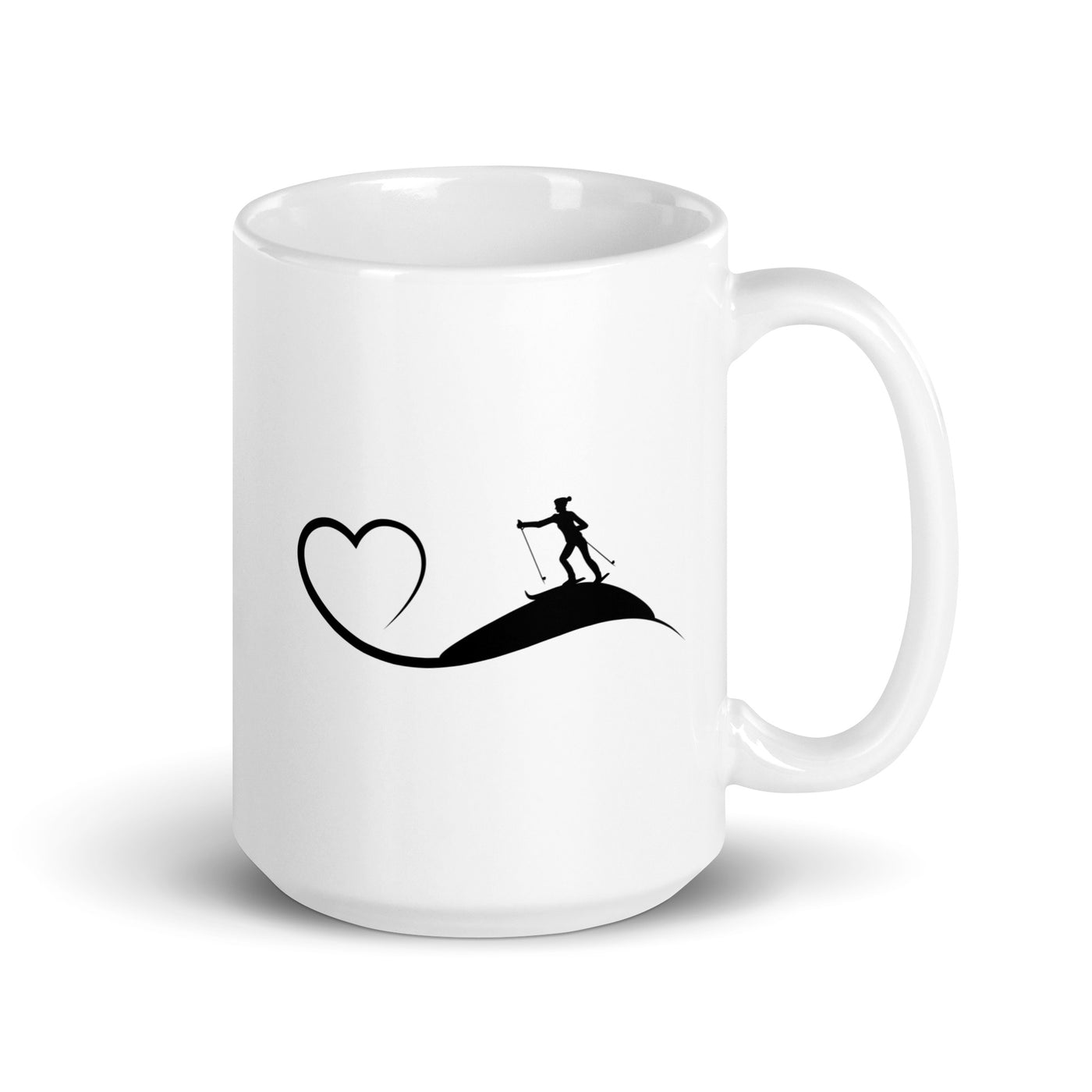 Heart And Skiing - Tasse ski 15oz