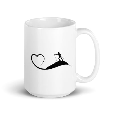 Heart And Skiing - Tasse ski 15oz