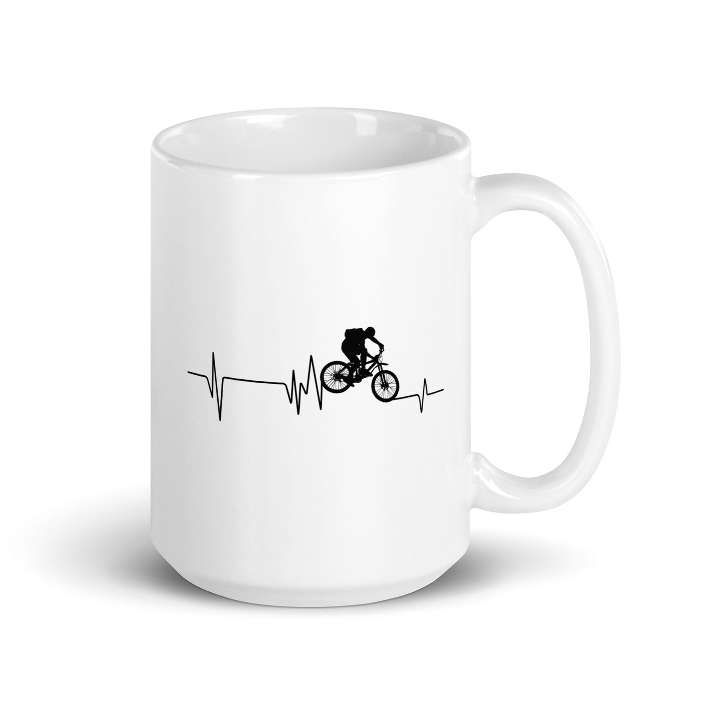 Heartbeat - Cycling (17) - Tasse fahrrad 15oz