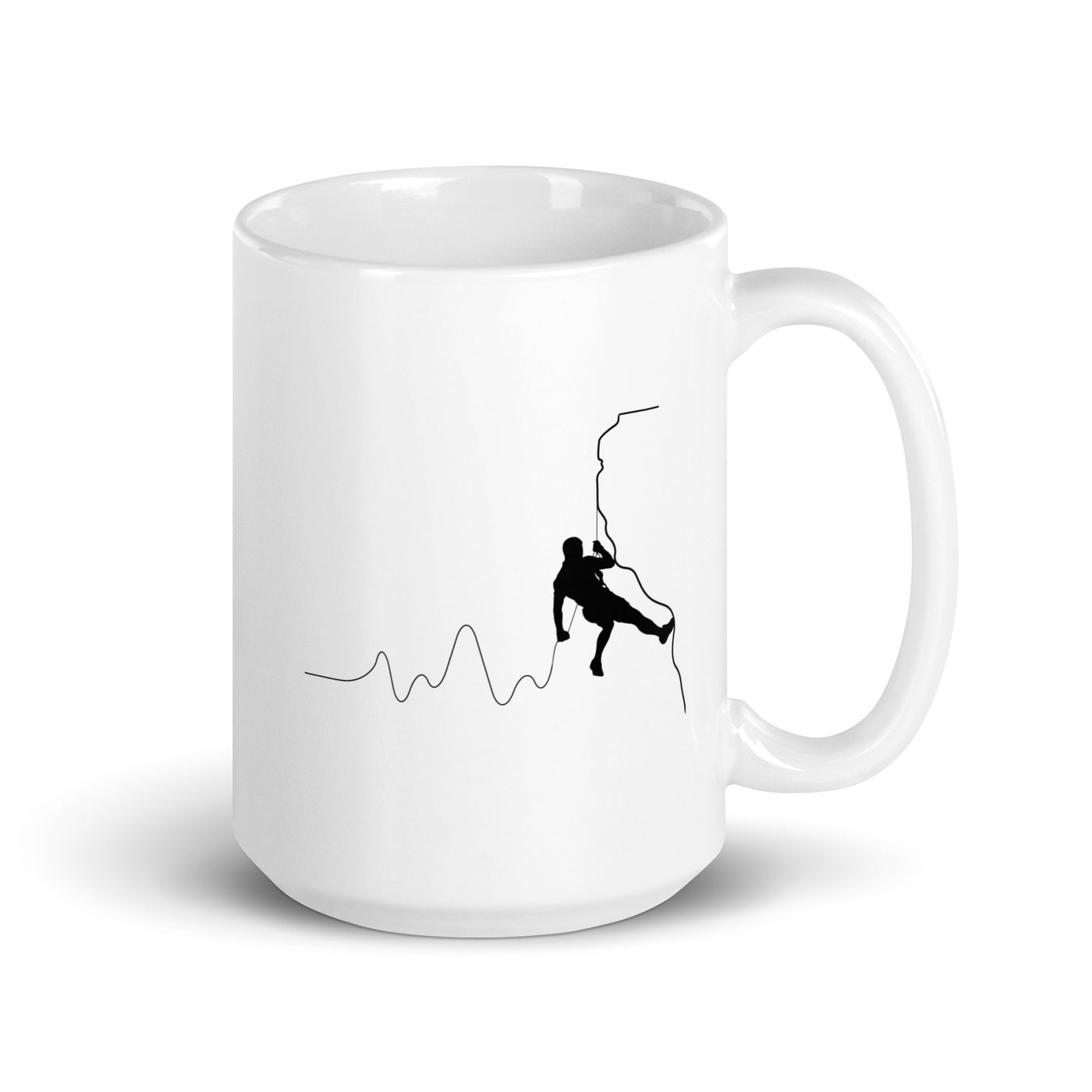 Herzschlag Bergsteiger - Tasse klettern 15oz