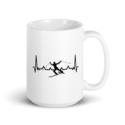 Herzschlag Ski - (S.K) - Tasse klettern 15oz