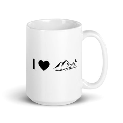 I Heart And Mountain - Tasse berge 15oz