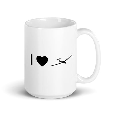 I Heart And Sailplane - Tasse berge 15oz