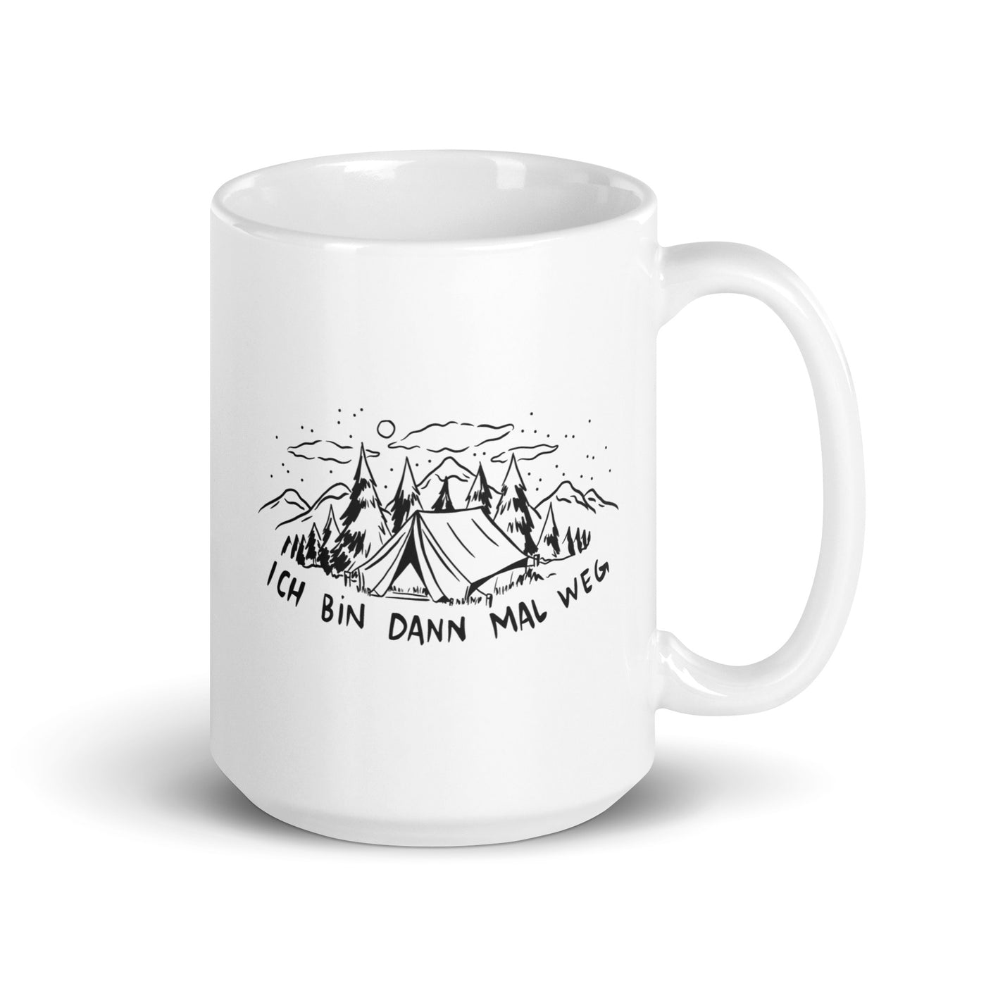 Ich Bin Dann Mal Weg - Tasse berge camping 15oz