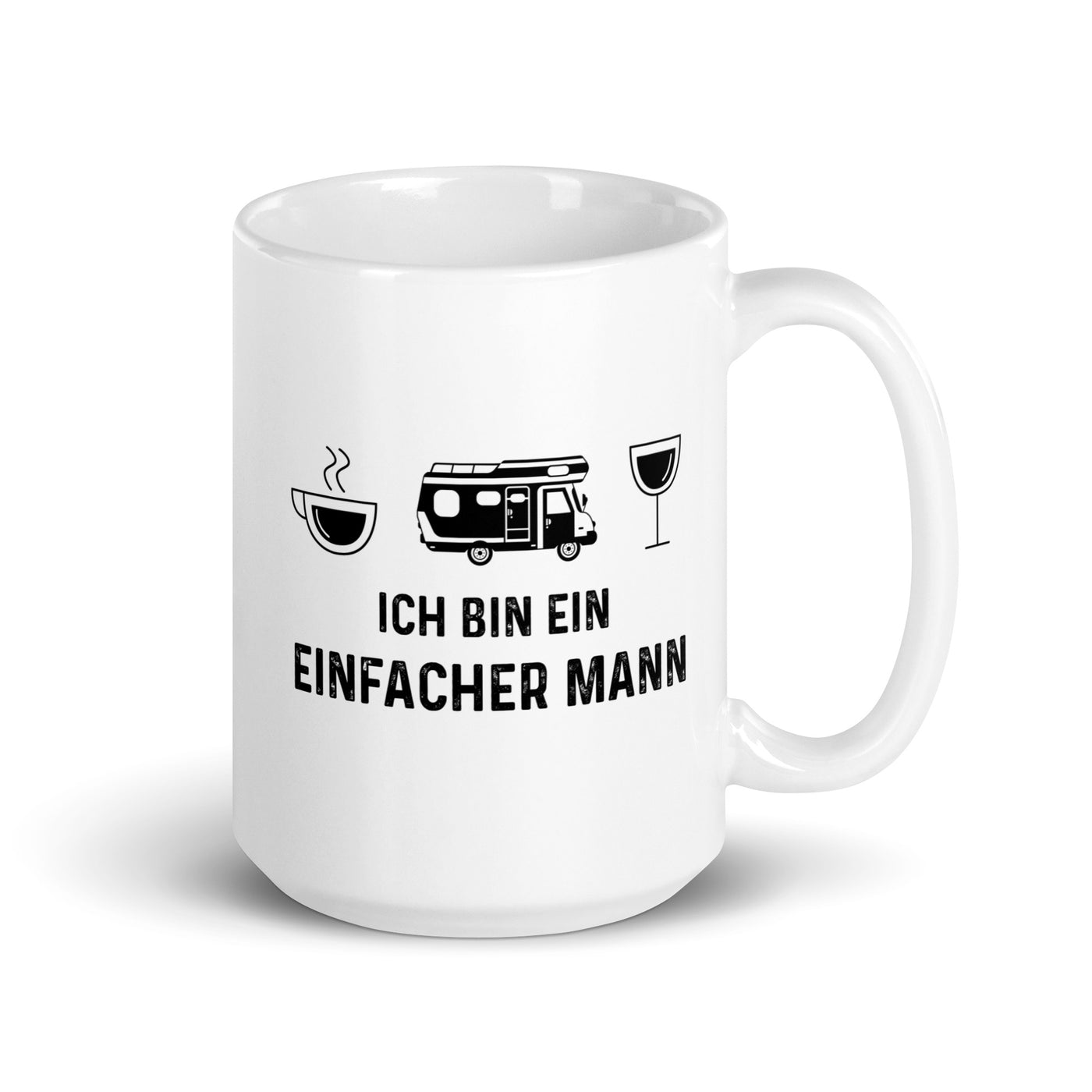 Ich Bin Ein Einfacher Mann - Tasse camping 15oz