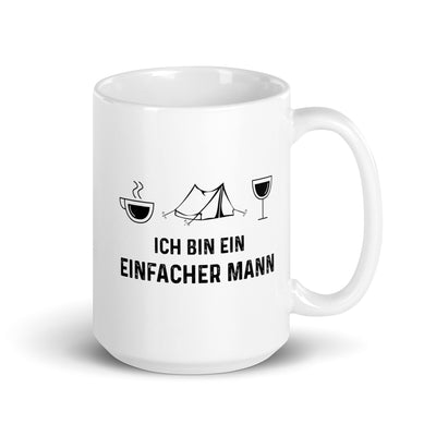 Ich Bin Ein Einfacher Mann 1 - Tasse camping 15oz