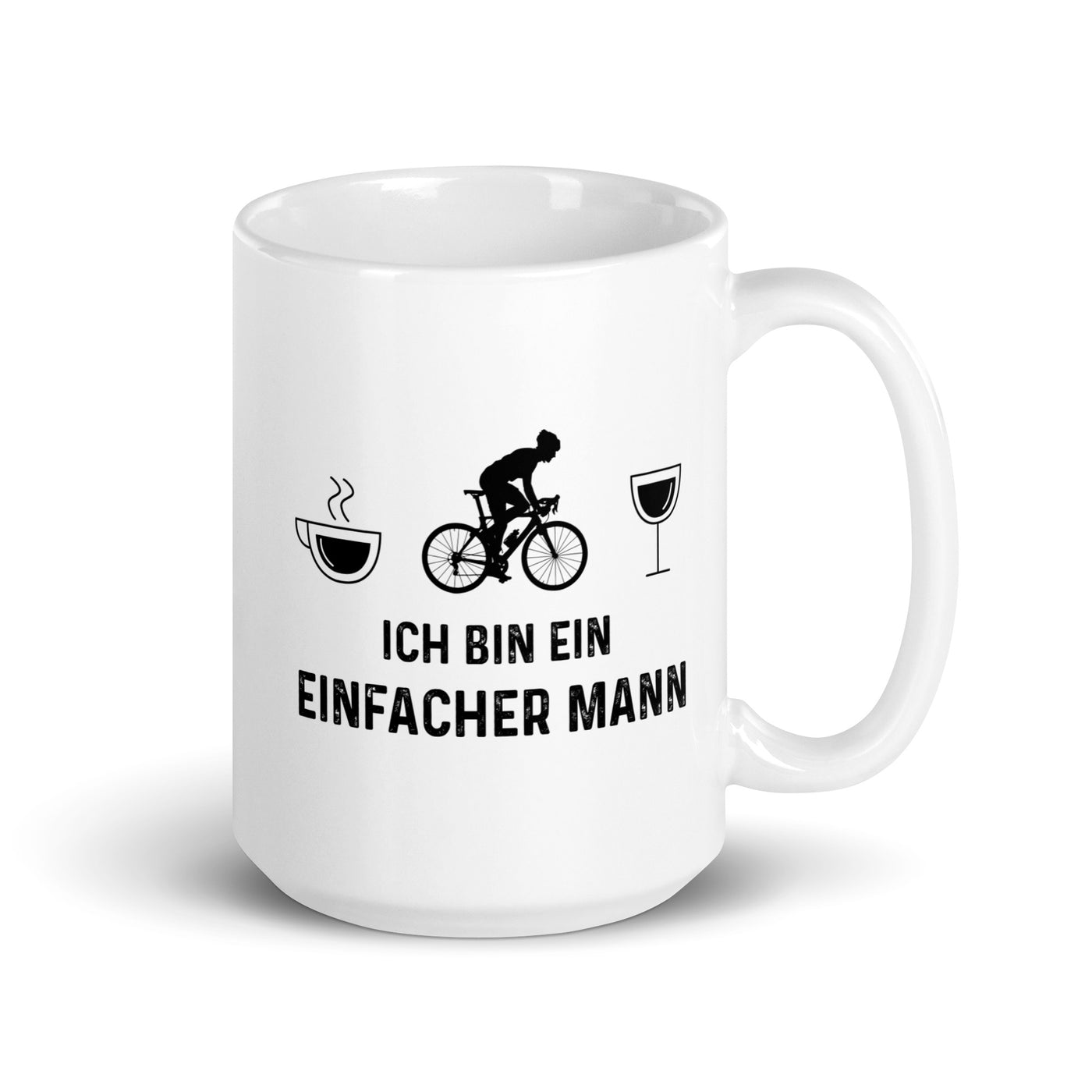 Ich Bin Ein Einfacher Mann 1 - Tasse fahrrad 15oz