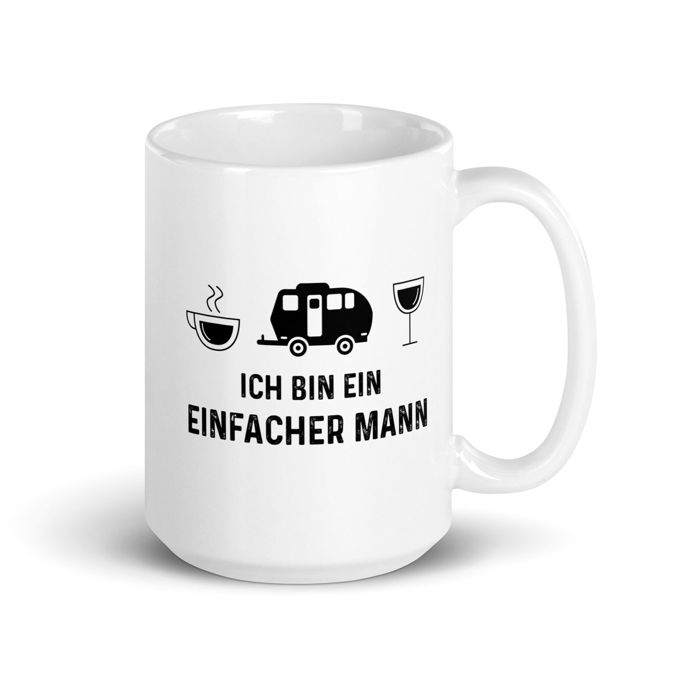 Ich Bin Ein Einfacher Mann 2 - Tasse camping 15oz