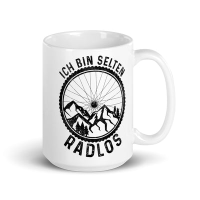 Ich Bin Selten Radlos - Tasse fahrrad mountainbike 15oz