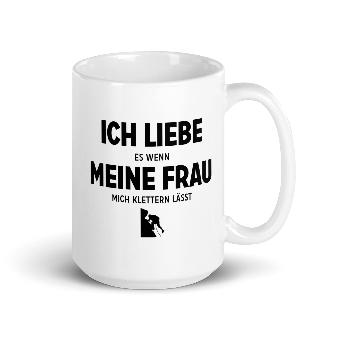 Ich Liebe Es Wenn Meine Frau Mich Klettern Lasst - Tasse klettern 15oz