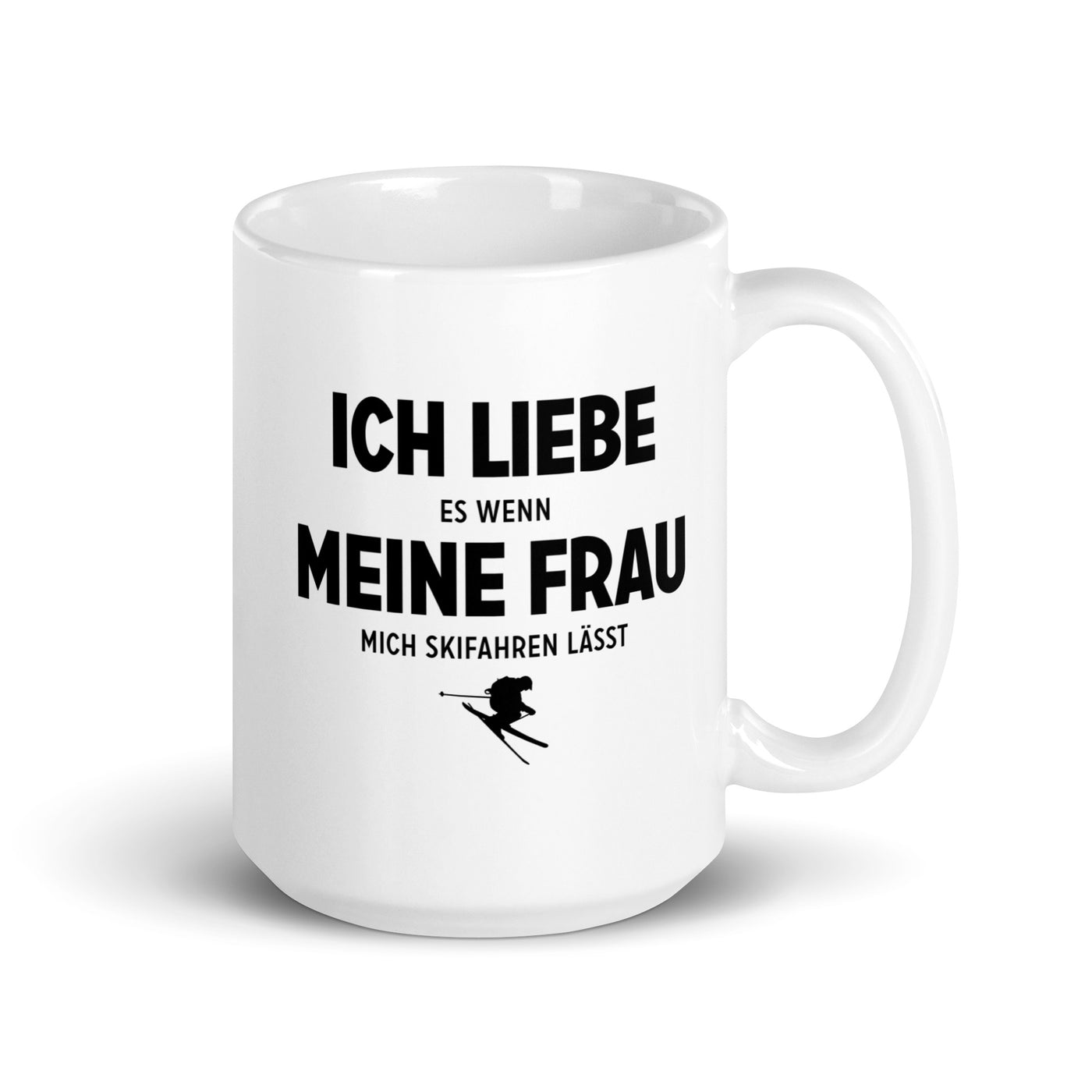 Ich Liebe Es Wenn Meine Frau Mich Skifahren Lasst - Tasse ski 15oz