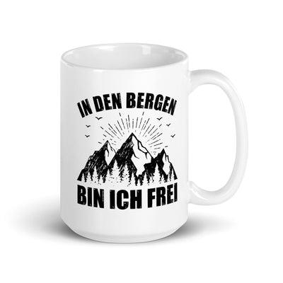 In Den Bergen Bin Ich Frei - Tasse berge 15oz