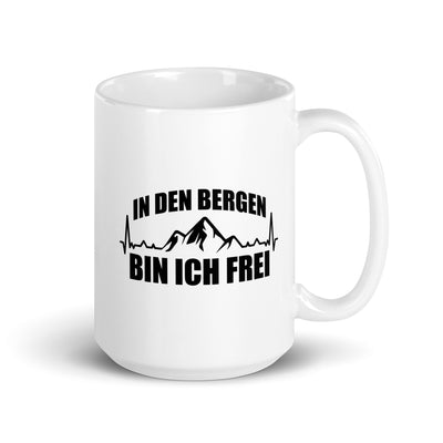 In Den Bergen Bin Ich Frei 1 - Tasse berge 15oz