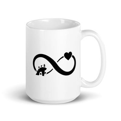 Infinity Heart And Climbing - Tasse klettern 15oz