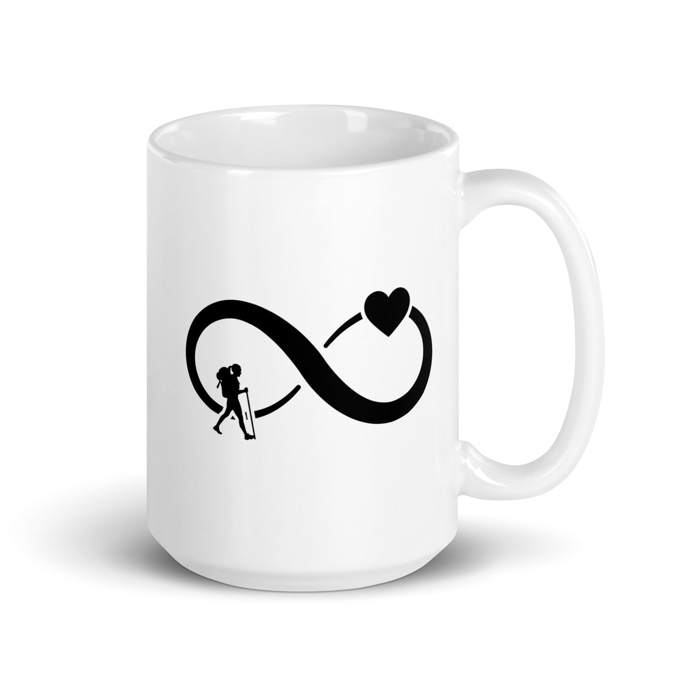 Infinity Heart And Hiking 1 - Tasse wandern 15oz