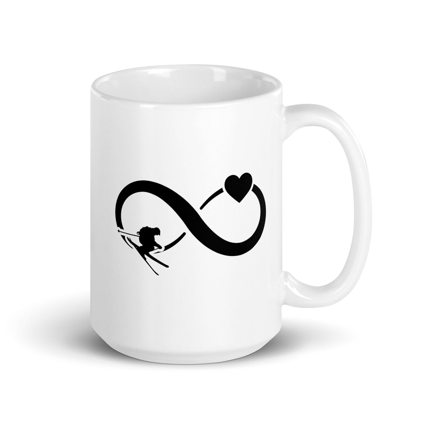 Infinity Heart And Skiing - Tasse ski 15oz