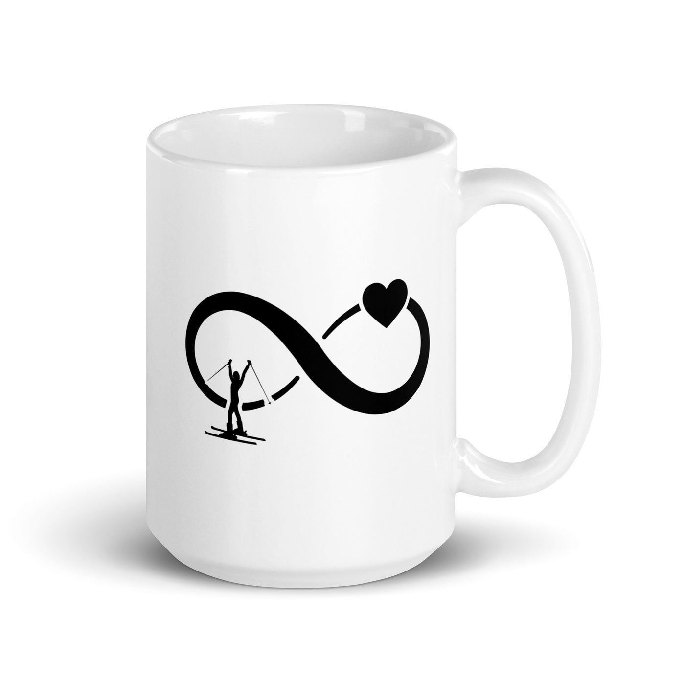 Infinity Heart And Skiing 1 - Tasse ski 15oz