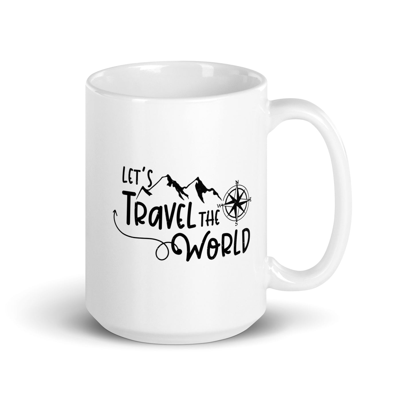 Lets Travel The World - Tasse camping 15oz