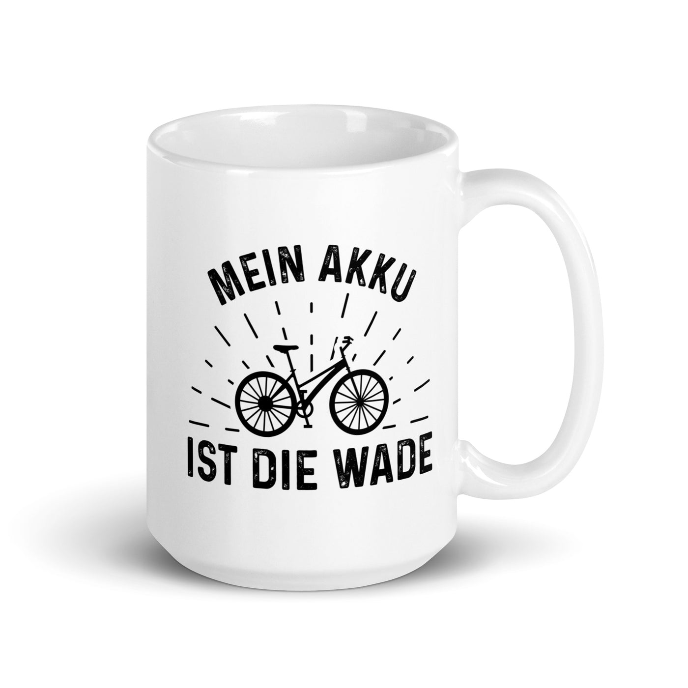 Mein Akku Ist Die Wade - Tasse fahrrad 15oz