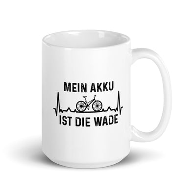 Mein Akku Ist Die Wade 1 - Tasse fahrrad 15oz