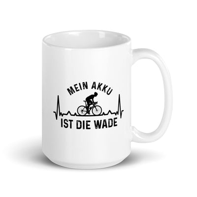 Mein Akku Ist Die Wade 3 - Tasse fahrrad 15oz