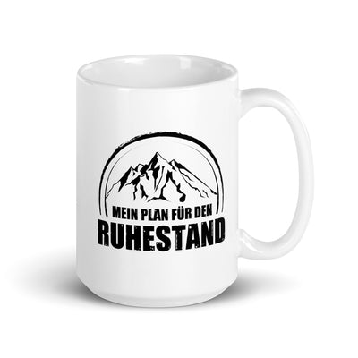 Mein Plan Fur Den Ruhestand - Tasse berge 15oz