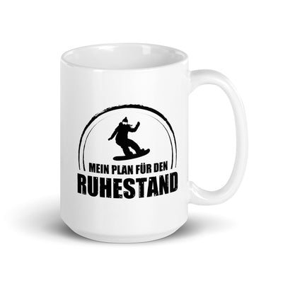 Mein Plan Fur Den Ruhestand 1 - Tasse snowboarden 15oz