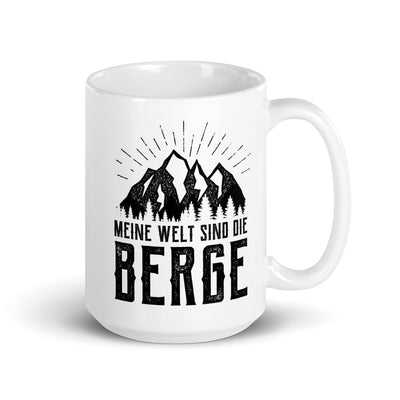 Meine Welt Sind Die Berge - Tasse berge 15oz