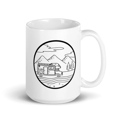 Mountain - Camping Van (13) - Tasse camping 15oz