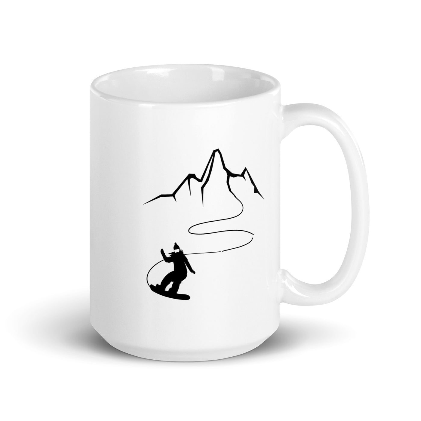 Mountain - Snowboarding (18) - Tasse snowboarden 15oz